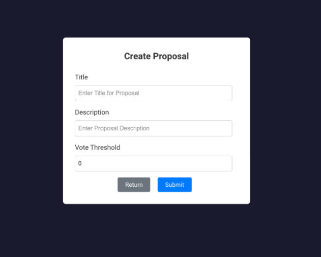 Upload Proposal